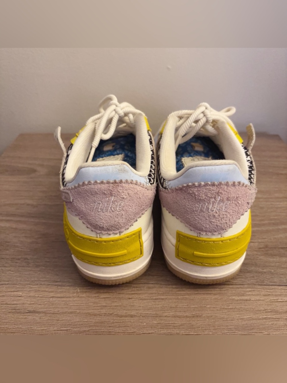 Nike Air Force 1 Shadow 'Patchwork' Women's SIZE US 7 Style DM8076 100 - Picture 4 of 9